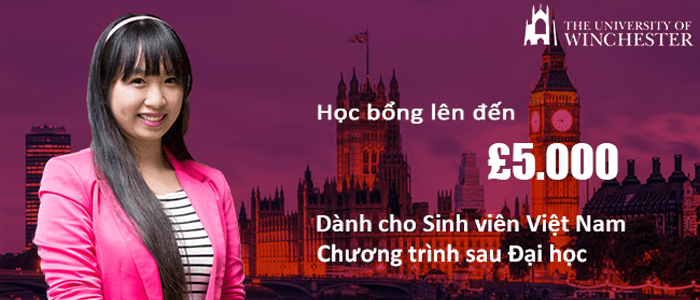 Du học Anh với học bổng lên tới £5000 chương trình sau Đại học
