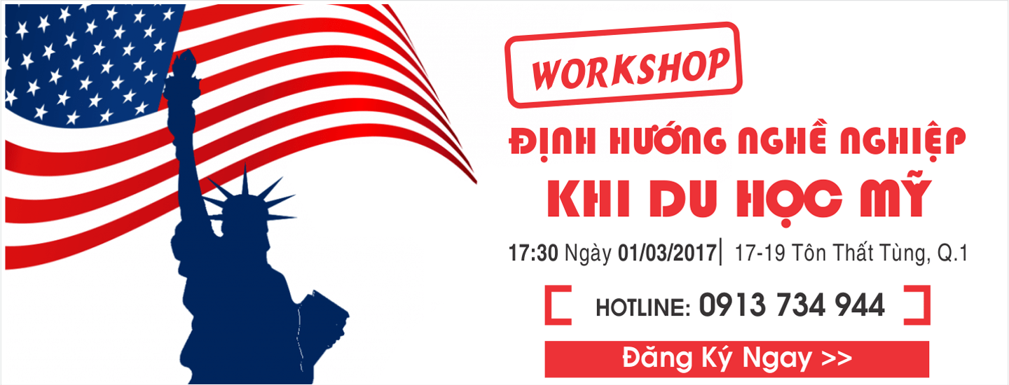 Workshop Định hướng nghề nghiệp khi Du học Mỹ