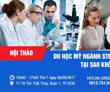 Hội thảo Du học Mỹ ngành Stem & Business tại sao không?