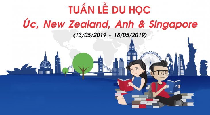 Tuần lễ du học Úc, New Zealand, Anh và Singapore
