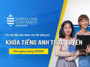 Đại học James Cook Singapore - Ưu đãi đặc biệt cho sinh viên đăng ký khoá tiếng Anh trực tuyến