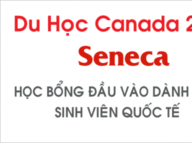 Học bổng đầu vào dành cho sinh viên quốc tế của trường Seneca, Canada