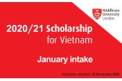 Học bổng ĐH Middlesex, UK kỳ tháng 01/2021