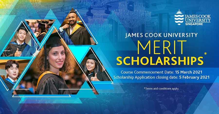 Học bổng ĐH James Cook Singapore kỳ nhập học tháng 3/2021 