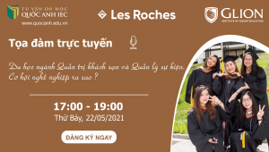 Tọa đàm trực tuyến Du học ngành Quản trị Khách sạn & Quản lý Sự kiện