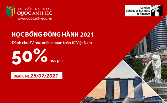 Học bổng đồng hành 2021 từ trường LSBF Singapore