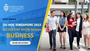 Zoom Webinar: Du học Singapore 2022 - Cơ hội cho nhóm ngành Business
