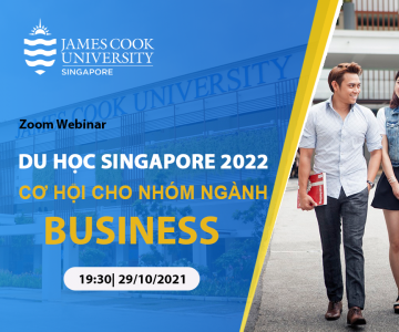 Zoom Webinar: Du học Singapore 2022 - Cơ hội cho nhóm ngành Business