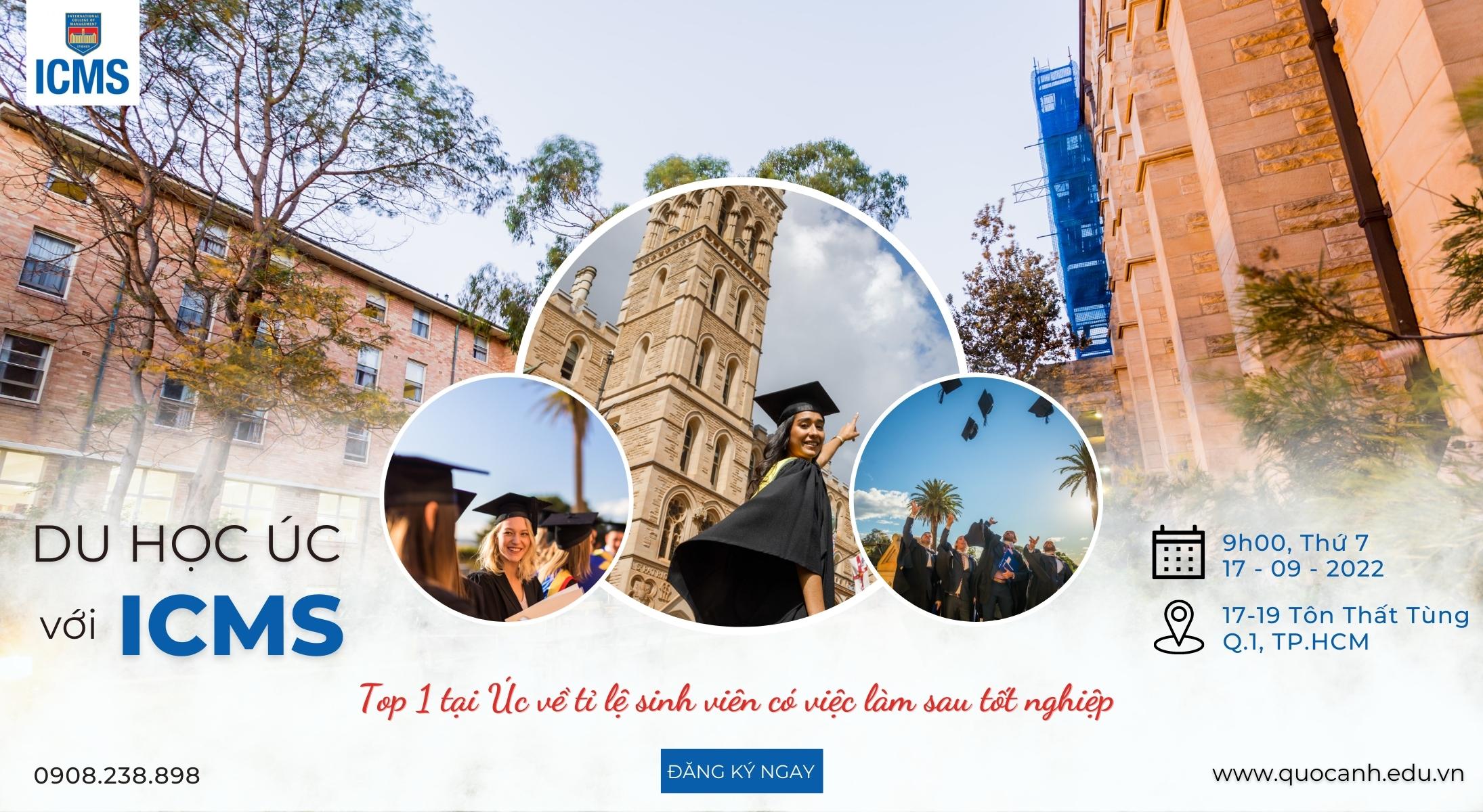 Du học Úc cùng trường ICMS