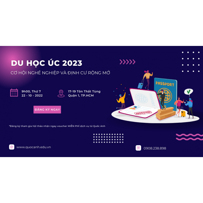 Hội Thảo Du Học Úc 2023 - Đăng Ký Tham Gia Hội Thảo Miễn Phí | Du Học Quốc  Anh