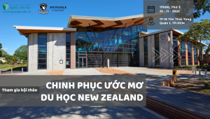 Hội thảo du học New Zealand: Hành trình chinh phục ước mơ cùng trường Avondale College 