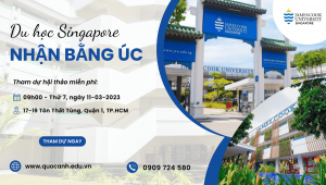 Hội thảo du học Singapore: Du học gần - Học phí tiết kiệm - Chuyển tiếp Úc dễ dàng