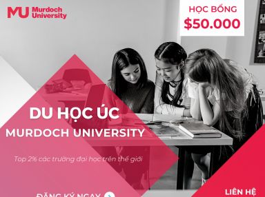 Học bổng Úc Murdoch University trị giá $50.000 năm 2024