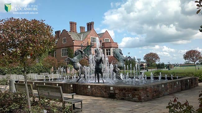 Khuôn viên thoáng mát sẽ giúp ích rất nhiều cho việc học tập của du học sinh