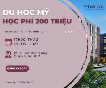 Hội thảo: Du học Mỹ với chi phí chỉ 200 triệu, liệu có đủ?