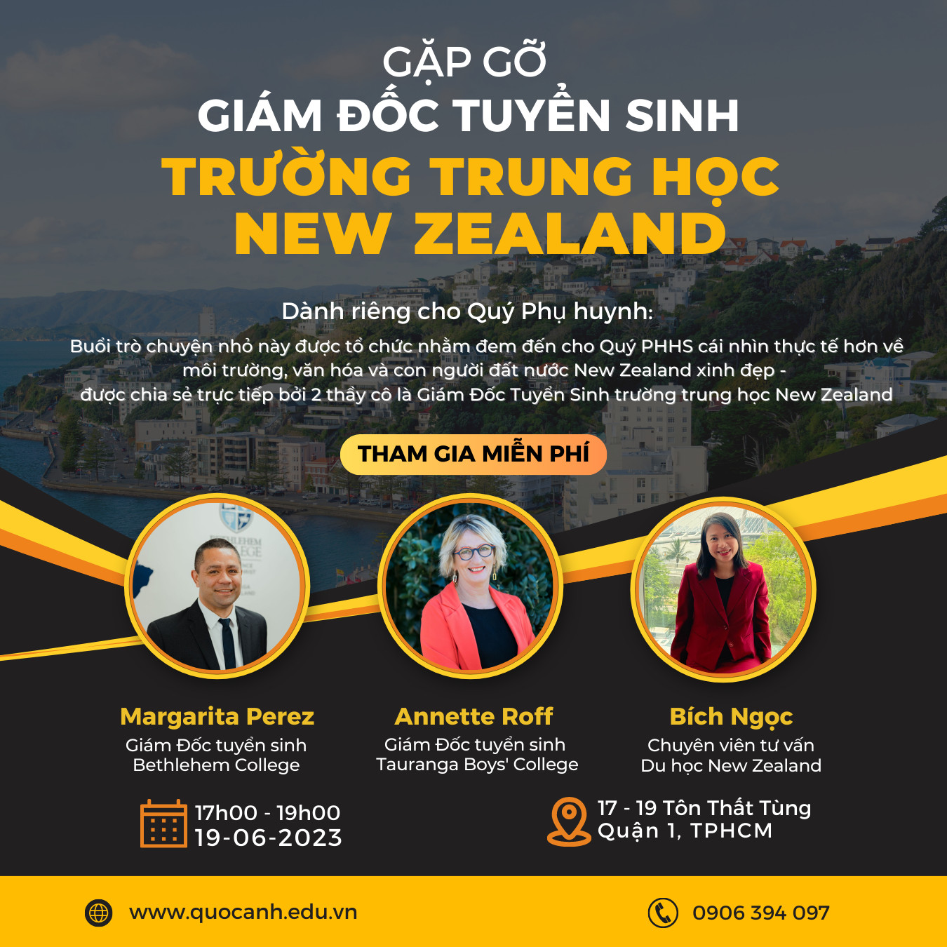 Hội thảo du học trung học New Zealand