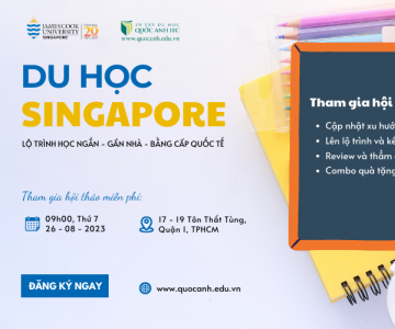 Hội thảo du học Singapore: Nâng tầm tương lai - sẵn sàng săn bão học bổng 100%