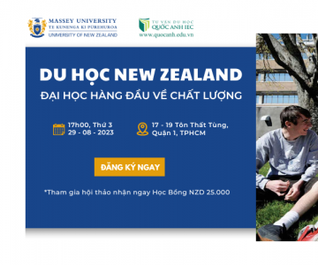 Hội thảo du học New Zealand: Định hướng tương lai cùng chuyên gia du học Massey University