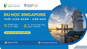 HỘI THẢO DU HỌC SINGAPORE: CẬP NHẬT XU THẾ NGÀNH NGHỀ MỚI CÙNG JAMES COOK UNIVERSITY