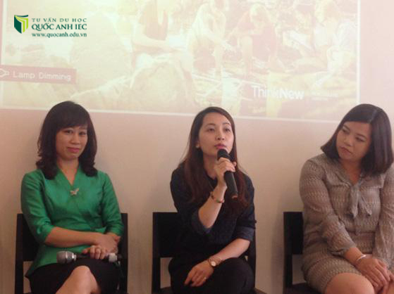 Phương Anh chia sẻ tại buổi tọa đàm