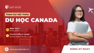 HỘI THẢO: CHINH PHỤC TẤM VÉ DU HỌC CÙNG HỌC BỔNG HẤP DẪN - CHI PHÍ HỢP LÝ