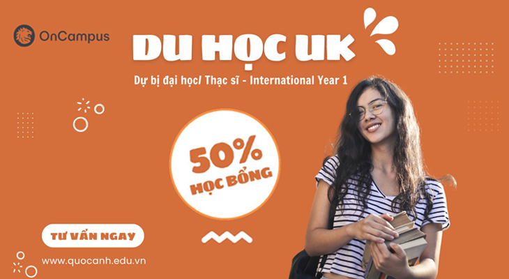 CƠ HỘI SĂN HỌC BỔNG ANH CHẤN ĐỘNG TẠI ONCAMPUS