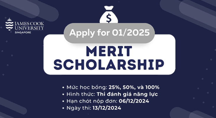 Học Bổng James Cook Singapore Tháng 01/2025: Cơ Hội Vàng Cho Học Sinh Việt Nam!