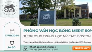 PHỎNG VẤN HỌC BỔNG MERIT 50% CÙNG CATS BOSTON