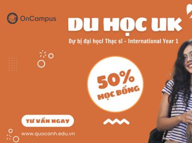 CƠ HỘI SĂN HỌC BỔNG ANH CHẤN ĐỘNG TẠI ONCAMPUS
