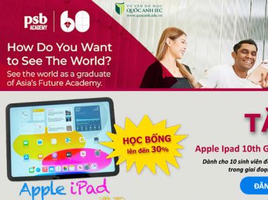 Học viện PSB Singapore - Ưu đãi Hành trang du học dành cho sinh viên kì nhập học mới 2025