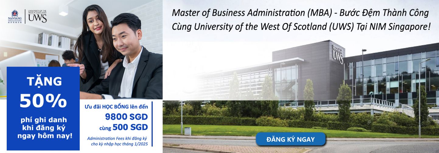 Bước Đệm Thành Công Cùng University of the West Of Scotland (UWS) Tại NIM Singapore!