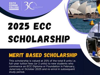 Học bổng 25% của Edith Cowan College (ECC) 2025 