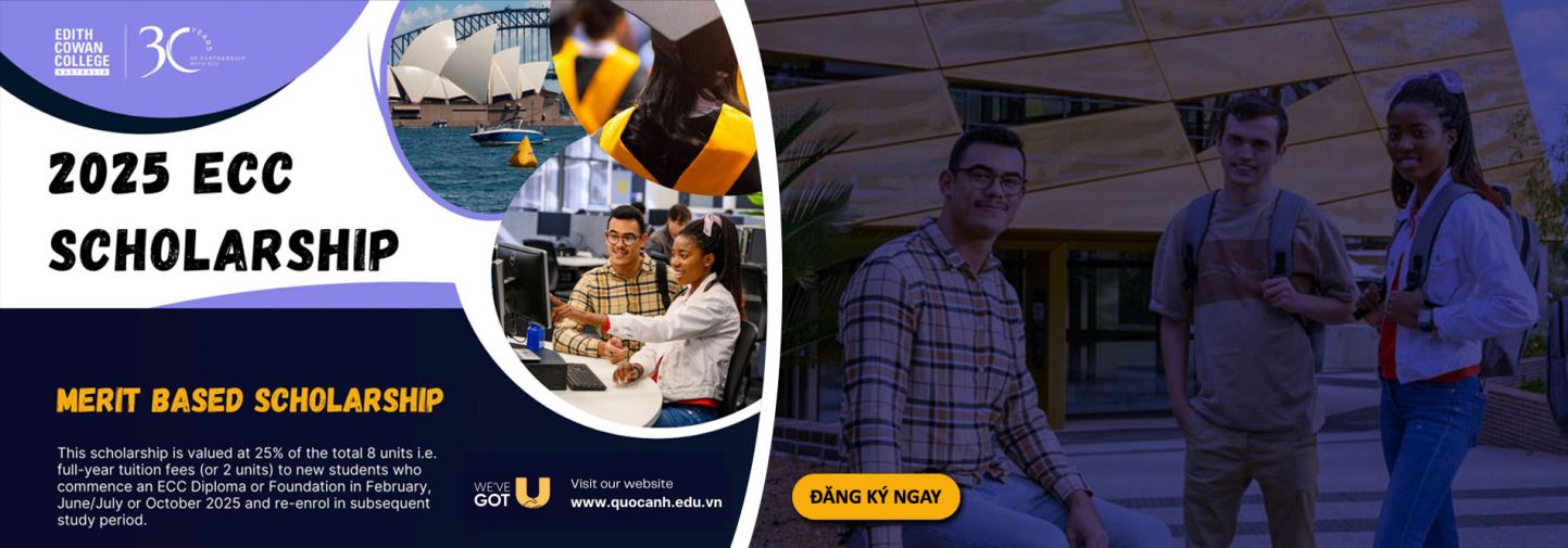 Chương trình Học bổng 25% của Edith Cowan College (ECC) 2025