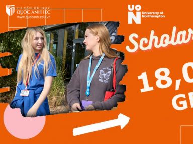 HỌC BỔNG SIÊU HẤP DẪN TẠI UNIVERSITY OF NORTHAMPTON – LÊN ĐẾN 18,000 GBP
