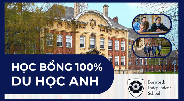 HỌC BỔNG 100% DU HỌC ANH - BOSWORTH INDEPENDENT SCHOOL CHO KỲ THÁNG 9/2025 