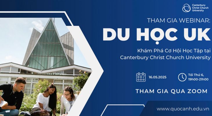 Hội thảo du học cùng CCCU – Canterbury Christ Church University