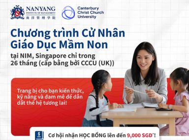 LỘ TRÌNH LẤY BẰNG CỬ NHÂN GIÁO DỤC MẦM NON CHỈ TRONG 26 THÁNG TẠI NIM SINGAPORE