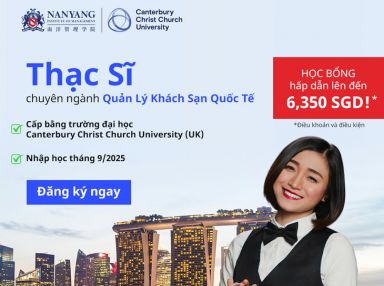 Thạc Sĩ Quản Lý Khách Sạn Quốc Tế – Nhận bằng UK danh giá ngay tại Singapore!