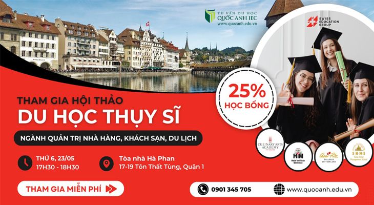 Hội Thảo Du Học & Học Bổng Thụy Sĩ cùng SEG