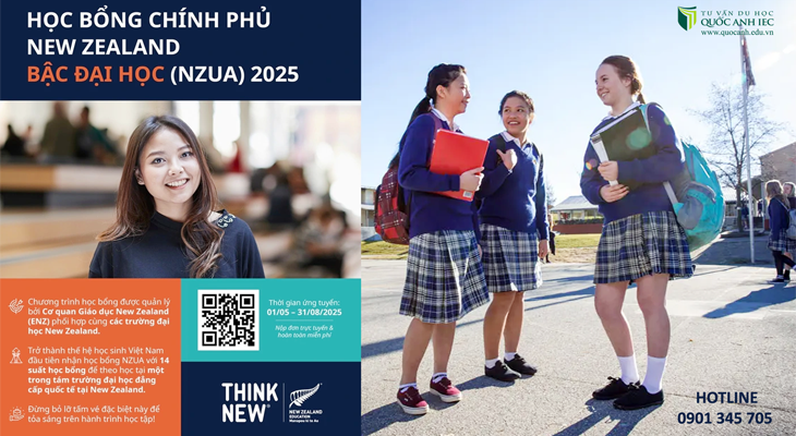 "Bật đèn xanh" cho giấc mơ du học New Zealand với Học bổng NZUA 