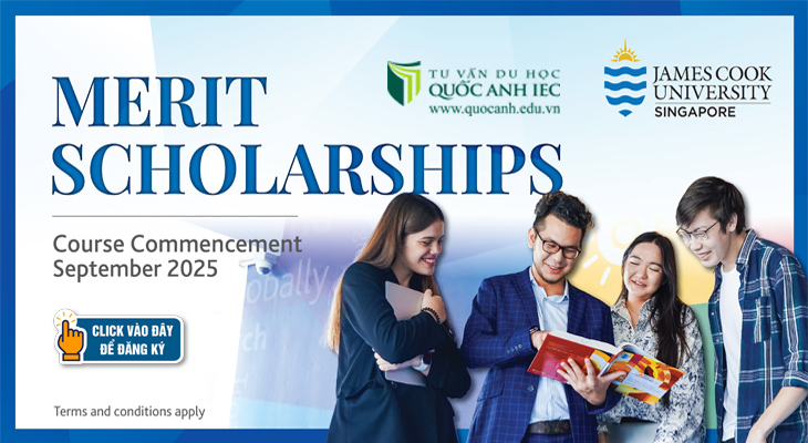 Cơ hội chinh phục học bổng lên đến 100% học phí tại Đại học James Cook Singapore