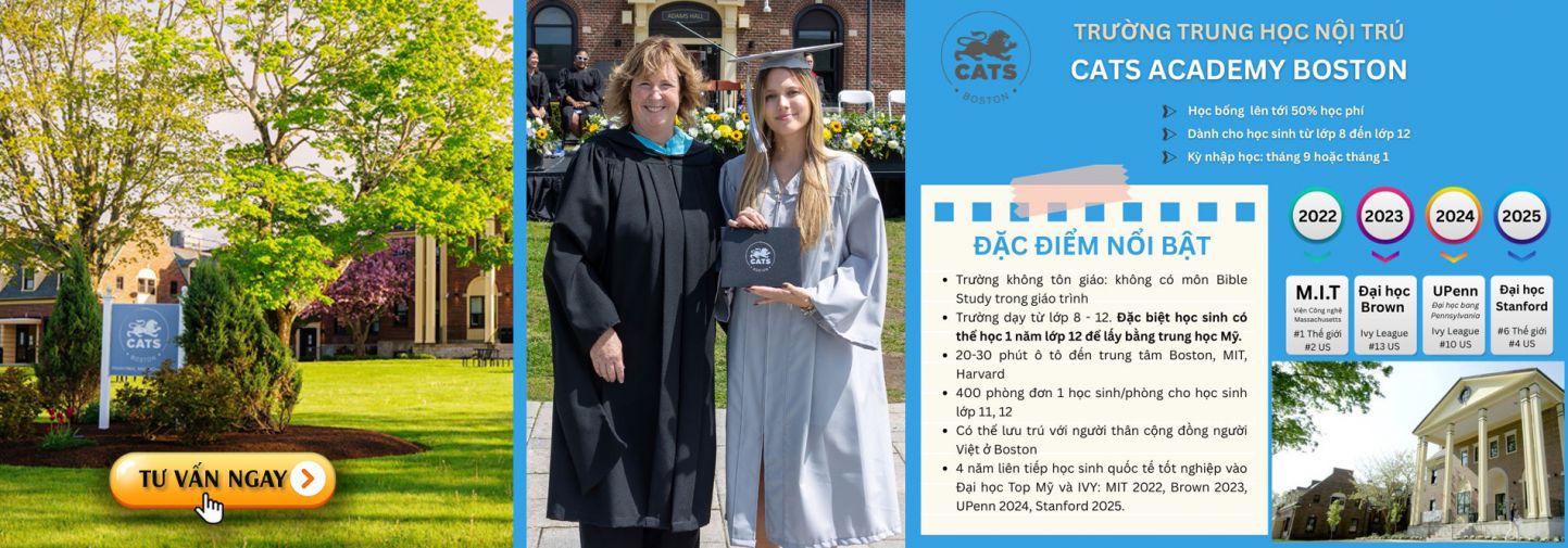 CATS Academy Boston - Học nội trú chuẩn Mỹ, chắp cánh vào Ivy League 