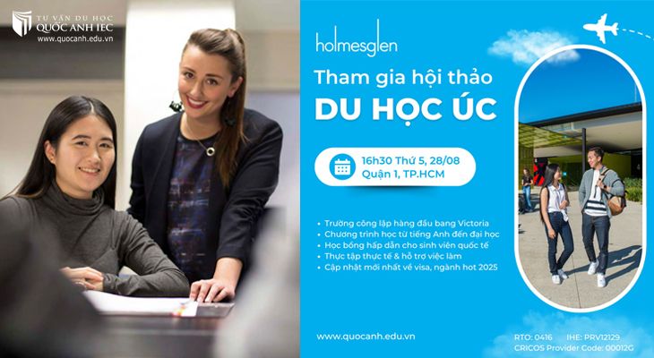 THAM GIA HỘI THẢO DU HỌC ÚC - GẶP GỠ ĐẠI DIỆN TRƯỜNG TẠI TP.HCM