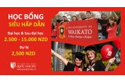 Trường Đại học Waikato đang có nhiều Suất Học bổng siêu hấp dẫn