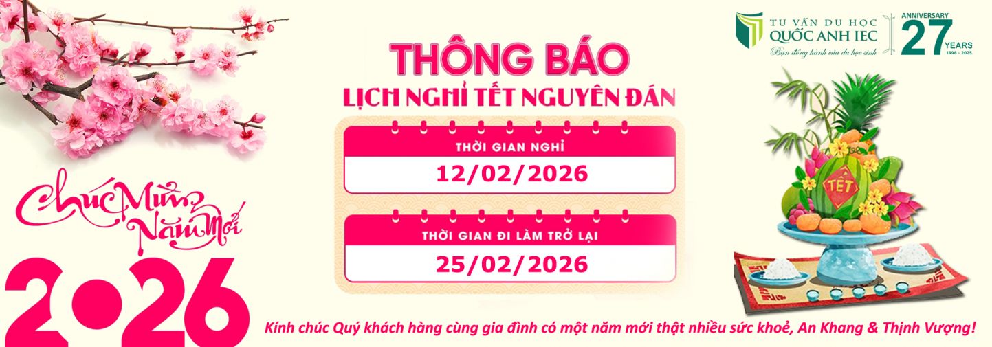 Thông báo lịch nghỉ Tết Nguyên Đán 2026