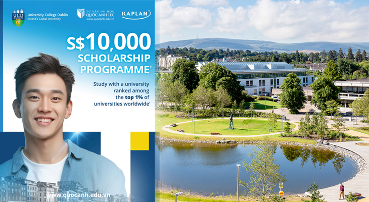 Học bổng Singapore GD10,900 nhận bằng University College Dublin (UCD), IRELAND – Kaplan Singapore