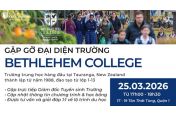 Gặp gỡ giám đốc tuyển sinh trường Bethlehem College - New Zealand 