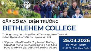 Gặp gỡ giám đốc tuyển sinh trường Bethlehem College - New Zealand 