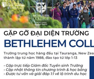 Gặp gỡ giám đốc tuyển sinh trường Bethlehem College - New Zealand 
