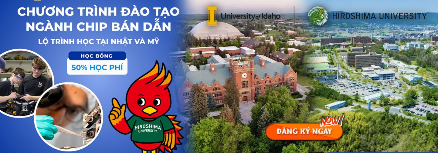 MESA (Học kết hợp 2+2 Nhật - Mỹ) - Lộ trình trở thành kỹ sư chip bán dẫn toàn cầu
